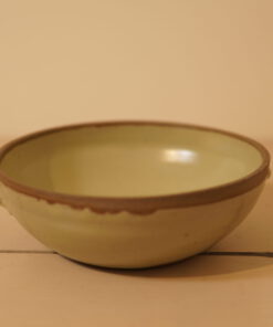 קדרה קטנה מחימר לאפיה ירקרקה