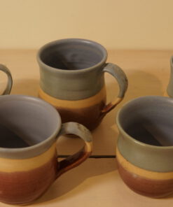 סט 5 ספלים מחימר