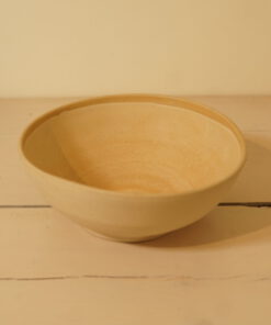 קערה לסלט גלזורה קרם אדמדם