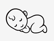 תינוק איור לדף ראשי